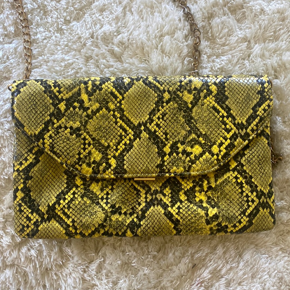 Snake Skin Clutch